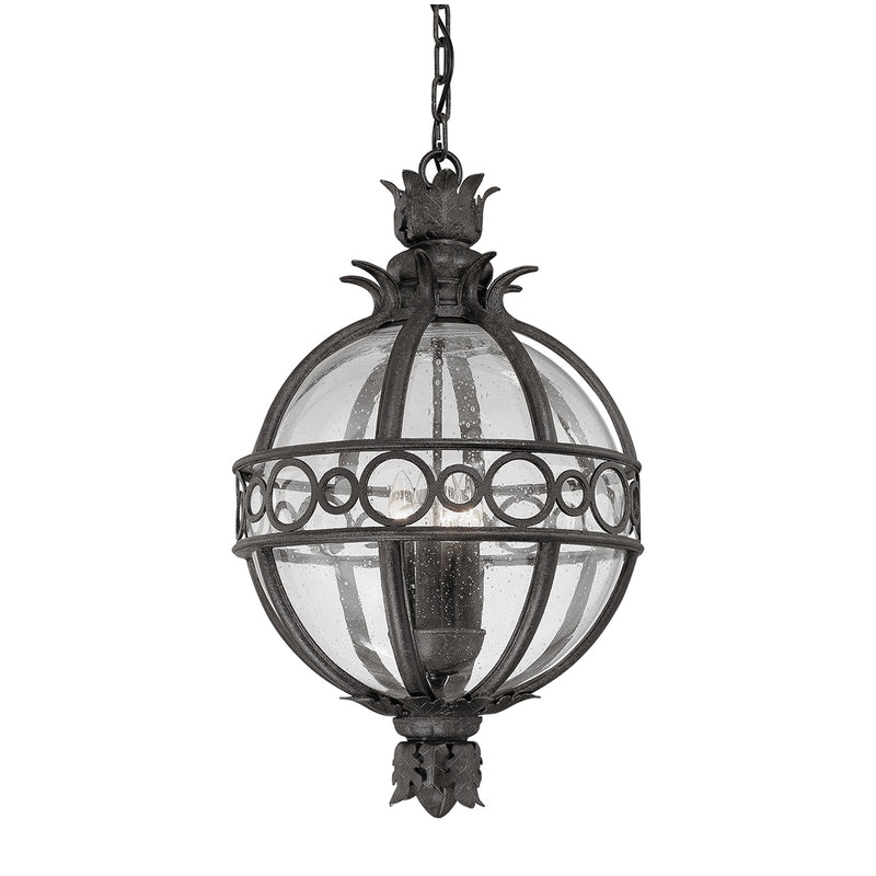 Troy Lighting - F5008-FRN - Three Light Hanging Lantern - Campanile - French Iron