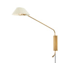 Troy Lighting - PTL8128-PBR/SSD - One Light Wall Sconce - Sacramento - Patina Brass And Soft Sand