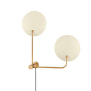 Troy Lighting - PTL8141-PBR/SSD - Two Light Wall Sconce - Leif - Patina Brass