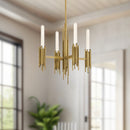 Alora - CH335019VB - Four Light Chandelier - Torres - Vintage Brass
