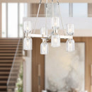 Alora - CH338822PNCC - Eight Light Chandelier - Lucian - Clear Crystal/Polished Nickel