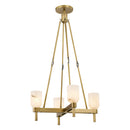 Four Light Pendant<br /><span style="color:#4AB0CE;">Entrega: 4-10 dias en USA</span><br /><span style="color:#4AB0CE;font-size:60%;">PREGUNTE POR ENTREGA EN PANAMA</span><br />Collection: Lucian<br />Finish: Vintage Brass/Alabaster