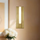 Alora - WV322114VBAR - LED Vanity - Kismet - Vintage Brass/Alabaster