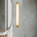 LED Vanity<br /><span style="color:#4AB0CE;">Entrega: 4-10 dias en USA</span><br /><span style="color:#4AB0CE;font-size:60%;">PREGUNTE POR ENTREGA EN PANAMA</span><br />Collection: Caesar<br />Finish: Vintage Brass/Alabaster