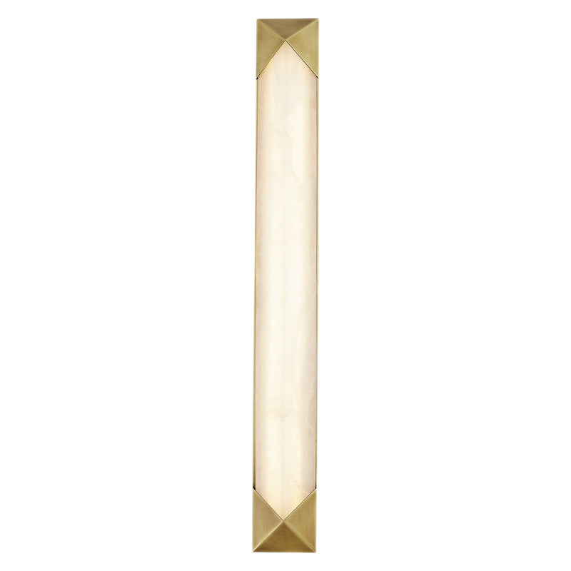 Alora - WV323225VBAR - LED Vanity - Caesar - Vintage Brass/Alabaster