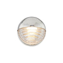 Alora - WV330106PNCR - LED Vanity - Palais - Polished Nickel/Ribbed Glass
