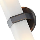 Alora - WV334215UBAR - Two Light Vanity - Valencia - Urban Bronze/Alabaster