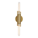 Two Light Vanity<br /><span style="color:#4AB0CE;">Entrega: 4-10 dias en USA</span><br /><span style="color:#4AB0CE;font-size:60%;">PREGUNTE POR ENTREGA EN PANAMA</span><br />Collection: Torres<br />Finish: Vintage Brass