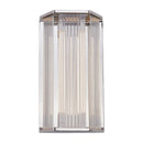 Alora - WV339216PNCR - LED Vanity - Sabre - Polished Nickel/Ribbed Glass