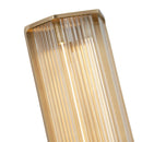 Alora - WV339216VBCR - LED Vanity - Sabre - Ribbed Glass/Vintage Brass