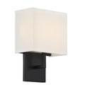 LED Wall Sconce<br /><span style="color:#4AB0CE;">Entrega: 4-10 dias en USA</span><br /><span style="color:#4AB0CE;font-size:60%;">PREGUNTE POR ENTREGA EN PANAMA</span><br />Collection: Sconce<br />Finish: Coal Black