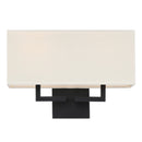 George Kovacs - P472-66A - Two Light Wall Mount - Sconce - Coal Black