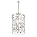 George Kovacs - P5385-613 - Five Light Pendant - Charming - Polished Nickel