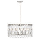 Six Light Pendant<br /><span style="color:#4AB0CE;">Entrega: 4-10 dias en USA</span><br /><span style="color:#4AB0CE;font-size:60%;">PREGUNTE POR ENTREGA EN PANAMA</span><br />Collection: Charming<br />Finish: Polished Nickel