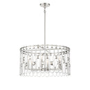 Six Light Pendant<br /><span style="color:#4AB0CE;">Entrega: 4-10 dias en USA</span><br /><span style="color:#4AB0CE;font-size:60%;">PREGUNTE POR ENTREGA EN PANAMA</span><br />Collection: Charming<br />Finish: Polished Nickel