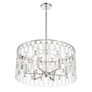Six Light Pendant<br /><span style="color:#4AB0CE;">Entrega: 4-10 dias en USA</span><br /><span style="color:#4AB0CE;font-size:60%;">PREGUNTE POR ENTREGA EN PANAMA</span><br />Collection: Charming<br />Finish: Polished Nickel