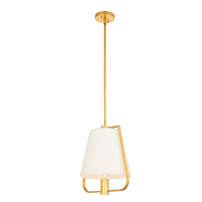 Kalco - 516055WB - One Light Pendant - Marco - Winter Brass