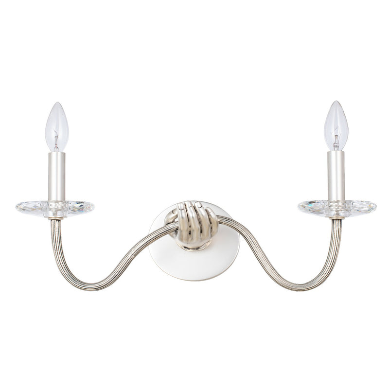 Kalco - 517721PW - Two Light Wall Sconce - Venus - Pewter