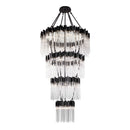 30 Light Chandelier<br /><span style="color:#4AB0CE;">Entrega: 4-10 dias en USA</span><br /><span style="color:#4AB0CE;font-size:60%;">PREGUNTE POR ENTREGA EN PANAMA</span><br />Collection: Matrix<br />Finish: Matte Black/French Gold