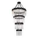 30 Light Chandelier<br /><span style="color:#4AB0CE;">Entrega: 4-10 dias en USA</span><br /><span style="color:#4AB0CE;font-size:60%;">PREGUNTE POR ENTREGA EN PANAMA</span><br />Collection: Matrix<br />Finish: Matte Black/French Gold