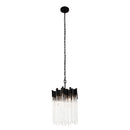 Three Light Pendant<br /><span style="color:#4AB0CE;">Entrega: 4-10 dias en USA</span><br /><span style="color:#4AB0CE;font-size:60%;">PREGUNTE POR ENTREGA EN PANAMA</span><br />Collection: Matrix<br />Finish: Matte Black/French Gold