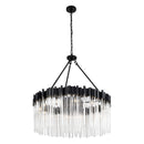 12 Light Pendant<br /><span style="color:#4AB0CE;">Entrega: 4-10 dias en USA</span><br /><span style="color:#4AB0CE;font-size:60%;">PREGUNTE POR ENTREGA EN PANAMA</span><br />Collection: Matrix<br />Finish: Matte Black/French Gold