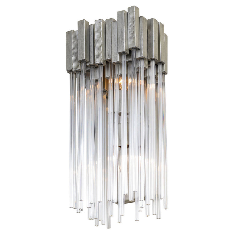 Two Light Wall Sconce<br /><span style="color:#4AB0CE;">Entrega: 4-10 dias en USA</span><br /><span style="color:#4AB0CE;font-size:60%;">PREGUNTE POR ENTREGA EN PANAMA</span><br />Collection: Matrix<br />Finish: Rainy Night