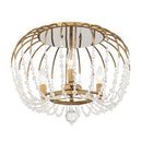 Three Light Semi-Flush Mount<br /><span style="color:#4AB0CE;">Entrega: 4-10 dias en USA</span><br /><span style="color:#4AB0CE;font-size:60%;">PREGUNTE POR ENTREGA EN PANAMA</span><br />Collection: Voliere<br />Finish: Havana Gold