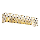 Four Light Bath<br /><span style="color:#4AB0CE;">Entrega: 4-10 dias en USA</span><br /><span style="color:#4AB0CE;font-size:60%;">PREGUNTE POR ENTREGA EN PANAMA</span><br />Collection: Windsor<br />Finish: French Gold/Matte Black