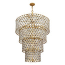 21 Light Chandelier<br /><span style="color:#4AB0CE;">Entrega: 4-10 dias en USA</span><br /><span style="color:#4AB0CE;font-size:60%;">PREGUNTE POR ENTREGA EN PANAMA</span><br />Collection: Windsor<br />Finish: French Gold/Matte Black