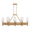 Eight Light Linear Pendant<br /><span style="color: