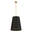 Nine Light Foyer Pendant<br /><span style="color:#4AB0CE;">Entrega: 4-10 dias en USA</span><br /><span style="color:#4AB0CE;font-size:60%;">PREGUNTE POR ENTREGA EN PANAMA</span><br />Collection: Coco<br />Finish: Matte Black/French Gold