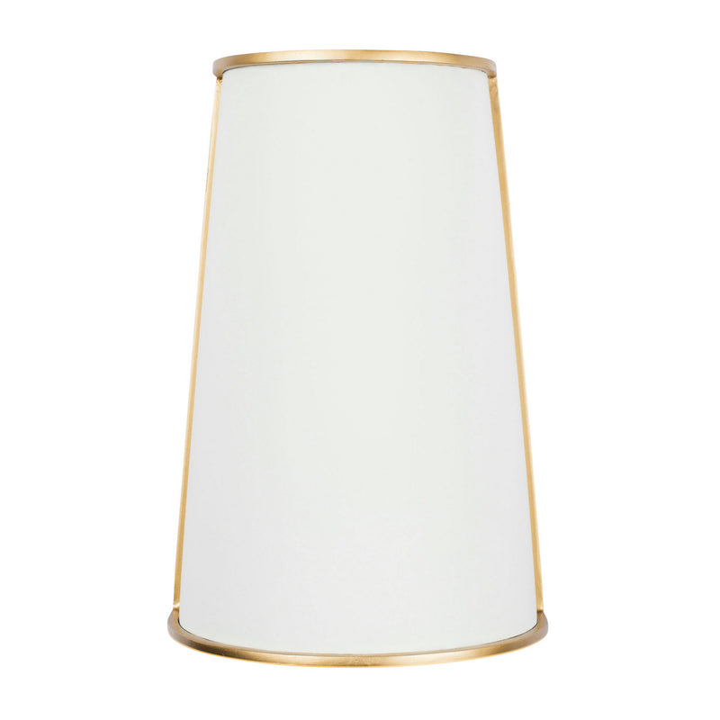 Two Light Wall Sconce<br /><span style="color:#4AB0CE;">Entrega: 4-10 dias en USA</span><br /><span style="color:#4AB0CE;font-size:60%;">PREGUNTE POR ENTREGA EN PANAMA</span><br />Collection: Coco<br />Finish: Matte White/French Gold