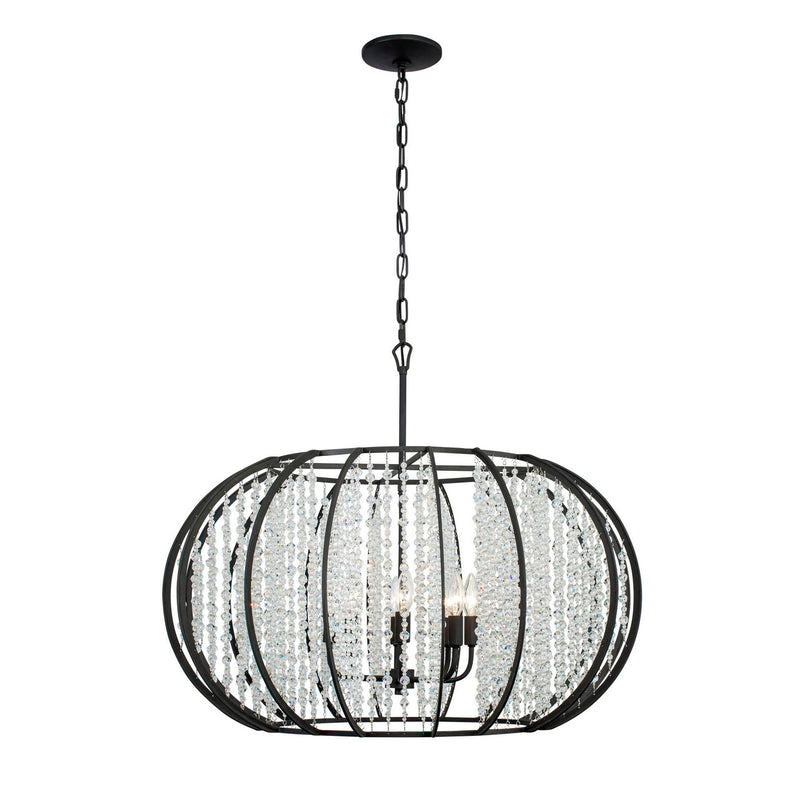 Eight Light Pendant<br /><span style="color:#4AB0CE;">Entrega: 4-10 dias en USA</span><br /><span style="color:#4AB0CE;font-size:60%;">PREGUNTE POR ENTREGA EN PANAMA</span><br />Collection: Caesar<br />Finish: Carbon