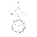Varaluz - 370C09HG - Nine Light Chandelier - Cosmos - Havana Gold