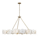 Nine Light Chandelier<br /><span style="color:#4AB0CE;">Entrega: 7-8 semanas en USA</span><br /><span style="color:#4AB0CE;font-size:60%;">PREGUNTE POR ENTREGA EN PANAMA</span><br />Collection: Cosmos<br />Finish: Havana Gold