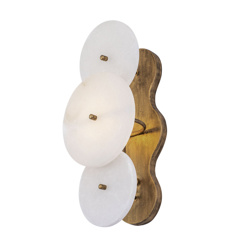 One Light Wall Sconce<br /><span style="color:#4AB0CE;">Entrega: 11-12 semanas en USA</span><br /><span style="color:#4AB0CE;font-size:60%;">PREGUNTE POR ENTREGA EN PANAMA</span><br />Collection: Cosmos<br />Finish: Havana Gold