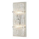 Two Light Wall Sconce<br /><span style="color:#4AB0CE;">Entrega: 4-10 dias en USA</span><br /><span style="color:#4AB0CE;font-size:60%;">PREGUNTE POR ENTREGA EN PANAMA</span><br />Collection: Morgan<br />Finish: Brushed Nickel