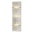 Three Light Wall Sconce<br /><span style="color:#4AB0CE;">Entrega: 4-10 dias en USA</span><br /><span style="color:#4AB0CE;font-size:60%;">PREGUNTE POR ENTREGA EN PANAMA</span><br />Collection: Morgan<br />Finish: Brushed Nickel