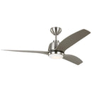 Visual Comfort Fan - 3AVLR54BSD - 54" Ceiling Fan - Avila - Brushed Steel