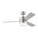 Generation Lighting - 3ERAR44BSD - 44" Ceiling Fan - Era - Brushed Steel