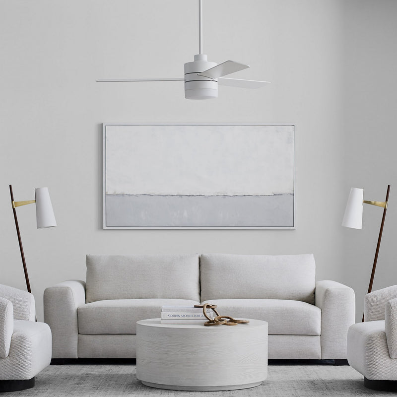 52" Ceiling Fan<br /><span style="color:#4AB0CE;">Entrega: 4-10 dias en USA</span><br /><span style="color:#4AB0CE;font-size:60%;">PREGUNTE POR ENTREGA EN PANAMA</span><br />Collection: Era<br />Finish: Matte White