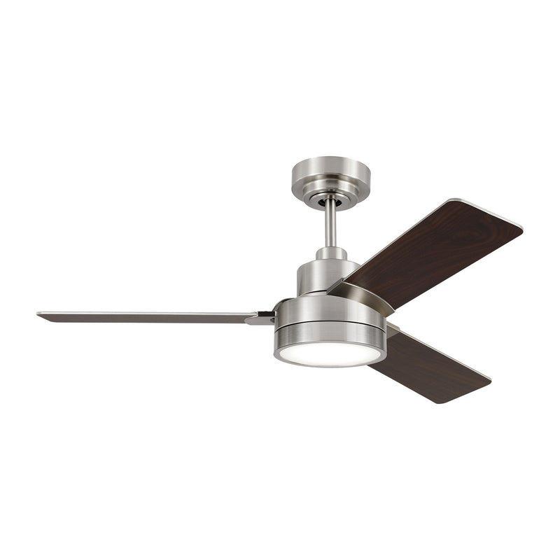 44" Ceiling Fan<br /><span style="color:#4AB0CE;">Entrega: 4-10 dias en USA</span><br /><span style="color:#4AB0CE;font-size:60%;">PREGUNTE POR ENTREGA EN PANAMA</span><br />Collection: Jovie<br />Finish: Brushed Steel