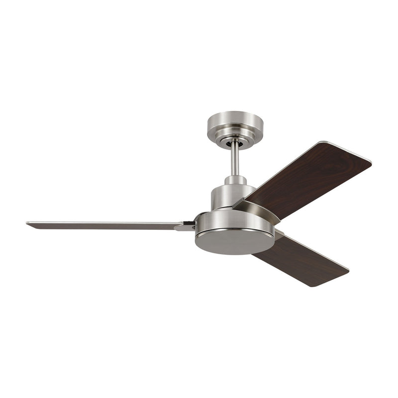 44" Ceiling Fan<br /><span style="color:#4AB0CE;">Entrega: 4-10 dias en USA</span><br /><span style="color:#4AB0CE;font-size:60%;">PREGUNTE POR ENTREGA EN PANAMA</span><br />Collection: Jovie<br />Finish: Brushed Steel