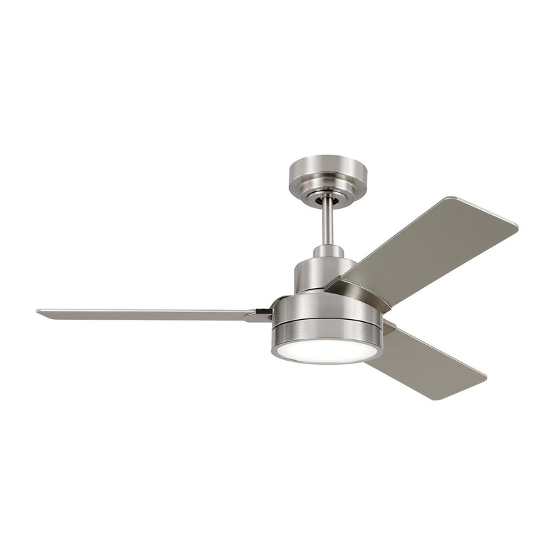 44" Ceiling Fan<br /><span style="color:#4AB0CE;">Entrega: 4-10 dias en USA</span><br /><span style="color:#4AB0CE;font-size:60%;">PREGUNTE POR ENTREGA EN PANAMA</span><br />Collection: Jovie<br />Finish: Brushed Steel