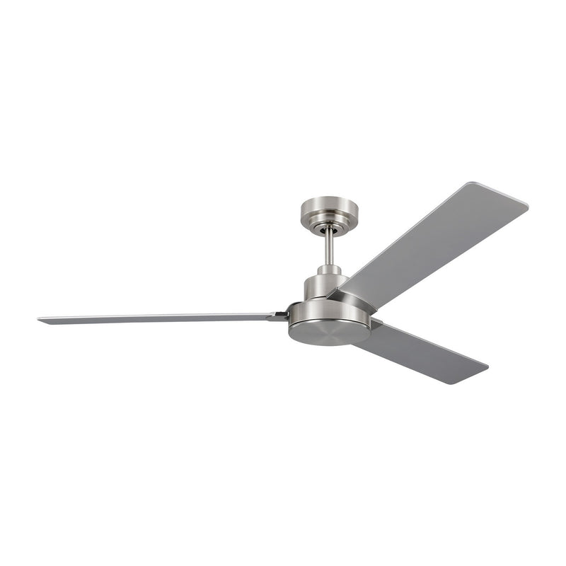 Generation Lighting - 3JVR58BS - 58" Ceiling Fan - Jovie - Brushed Steel