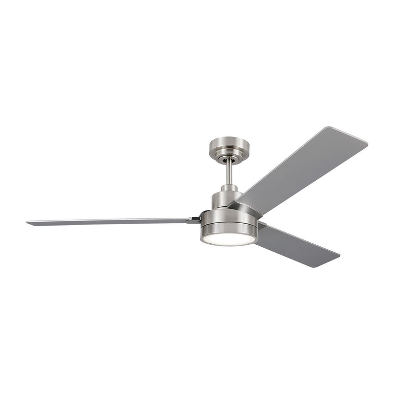 58" Ceiling Fan<br /><span style="color:#4AB0CE;">Entrega: 4-10 dias en USA</span><br /><span style="color:#4AB0CE;font-size:60%;">PREGUNTE POR ENTREGA EN PANAMA</span><br />Collection: Jovie<br />Finish: Brushed Steel