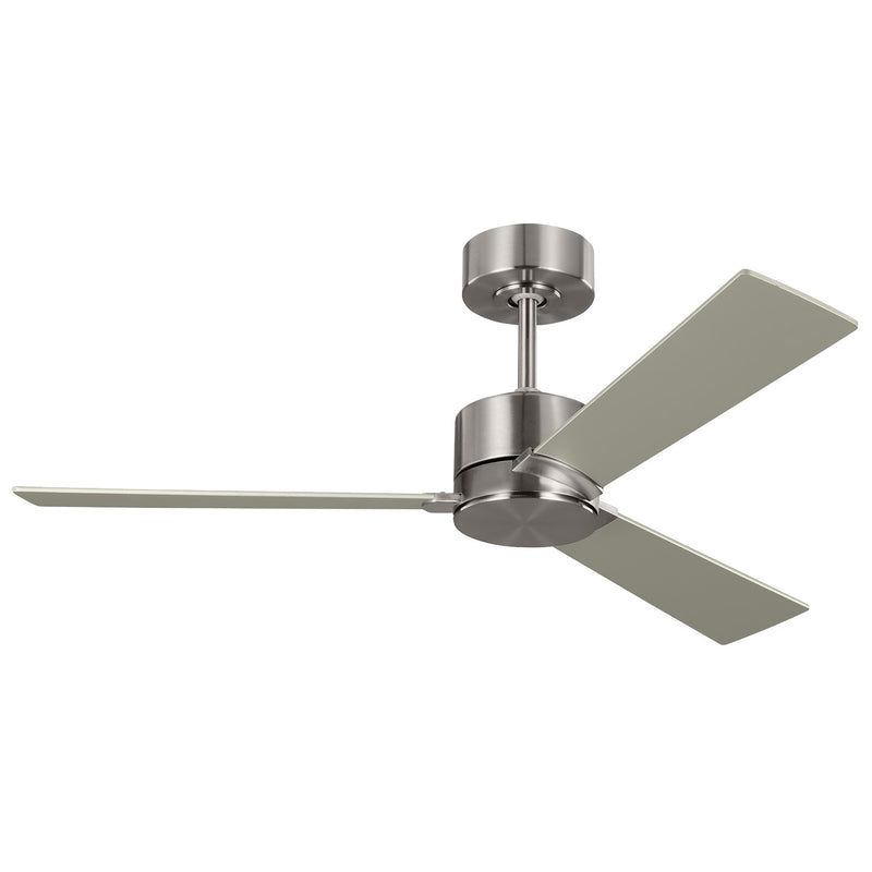 Visual Comfort Fan - 3RZR44BS - 44``Ceiling Fan - Rozzen 44 - Brushed Steel