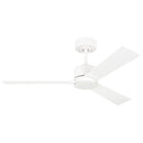 Visual Comfort Fan - 3RZR44RZW - 44" Ceiling Fan - Rozzen - Matte White