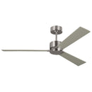 Visual Comfort Fan - 3RZR52BS - 52" Ceiling Fan - Rozzen - Brushed Steel
